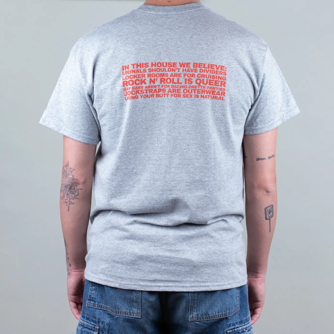 MAN ON MAN M.O.M.’s House T-Shirt (Gray)