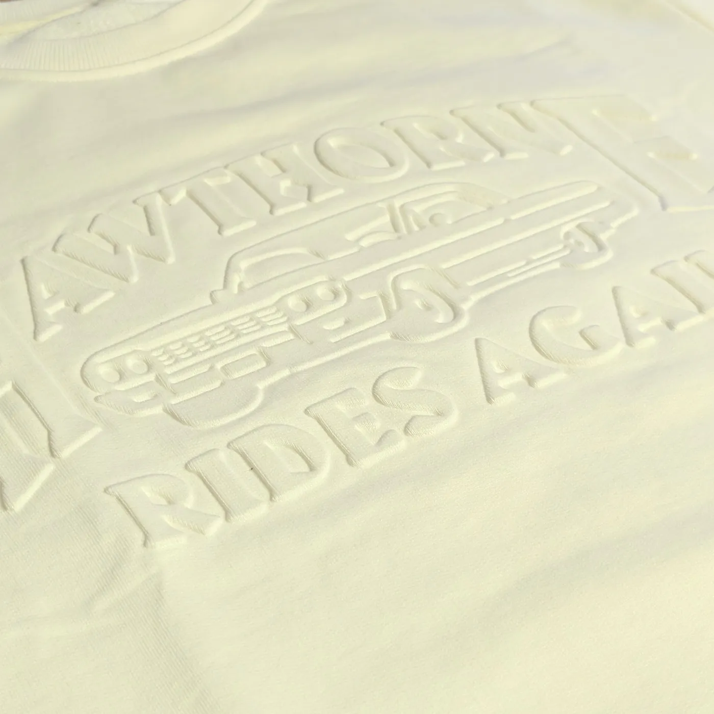 Mayer Hawthorne Hawthorne Rides Again Embossed Crewneck