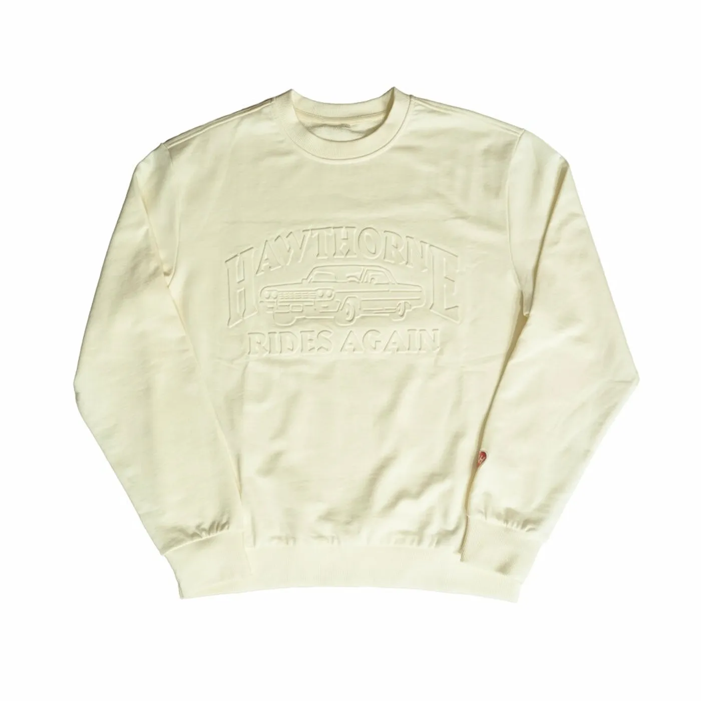 Mayer Hawthorne Hawthorne Rides Again Embossed Crewneck