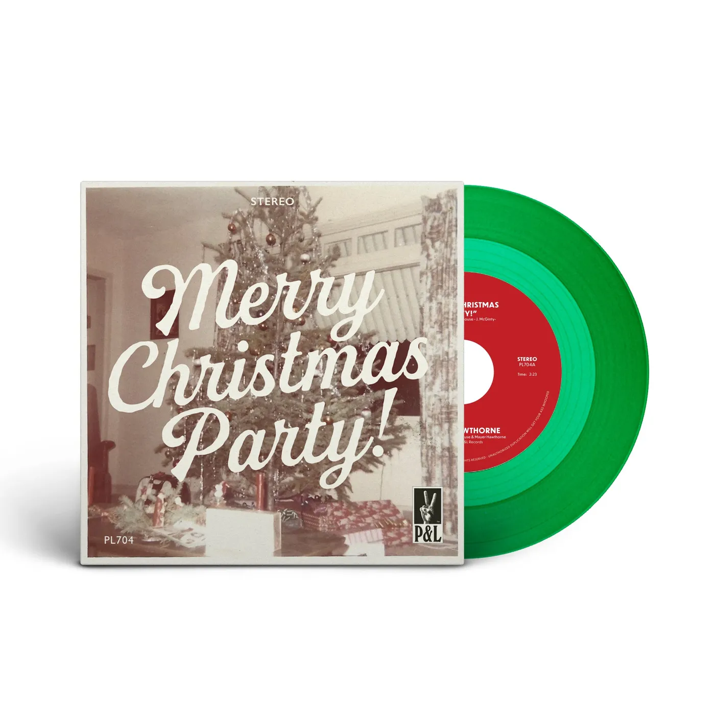 Mayer Hawthorne "Merry Christmas Party!" b/w "What Do The Lonely Do At Christmas?" 7in
