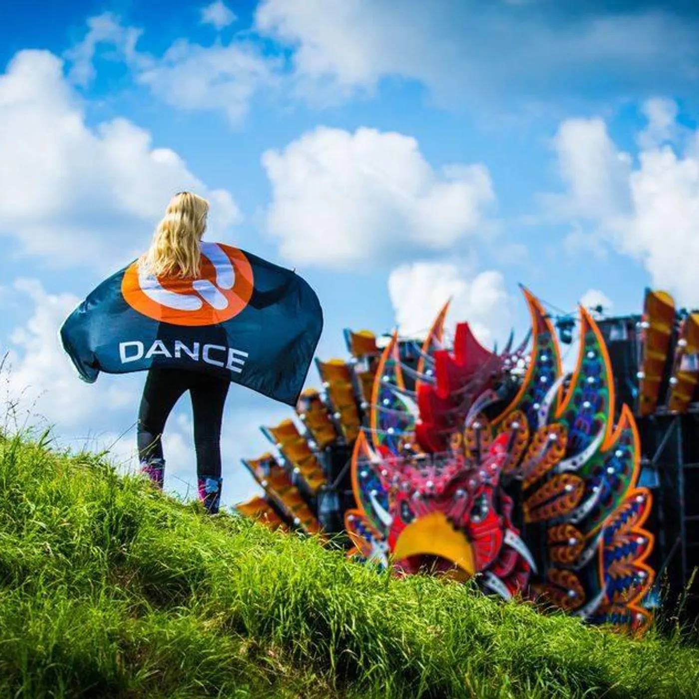 Q-Dance Flag (Black)