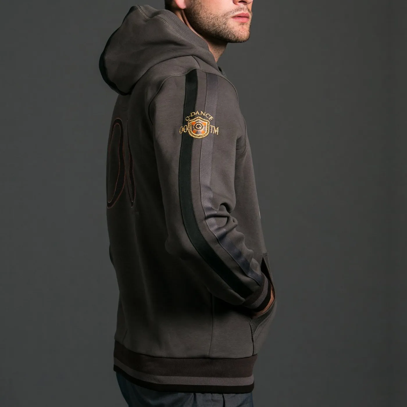 Q-Dance Qlub Wear Hooded Sweater (Anthracite)