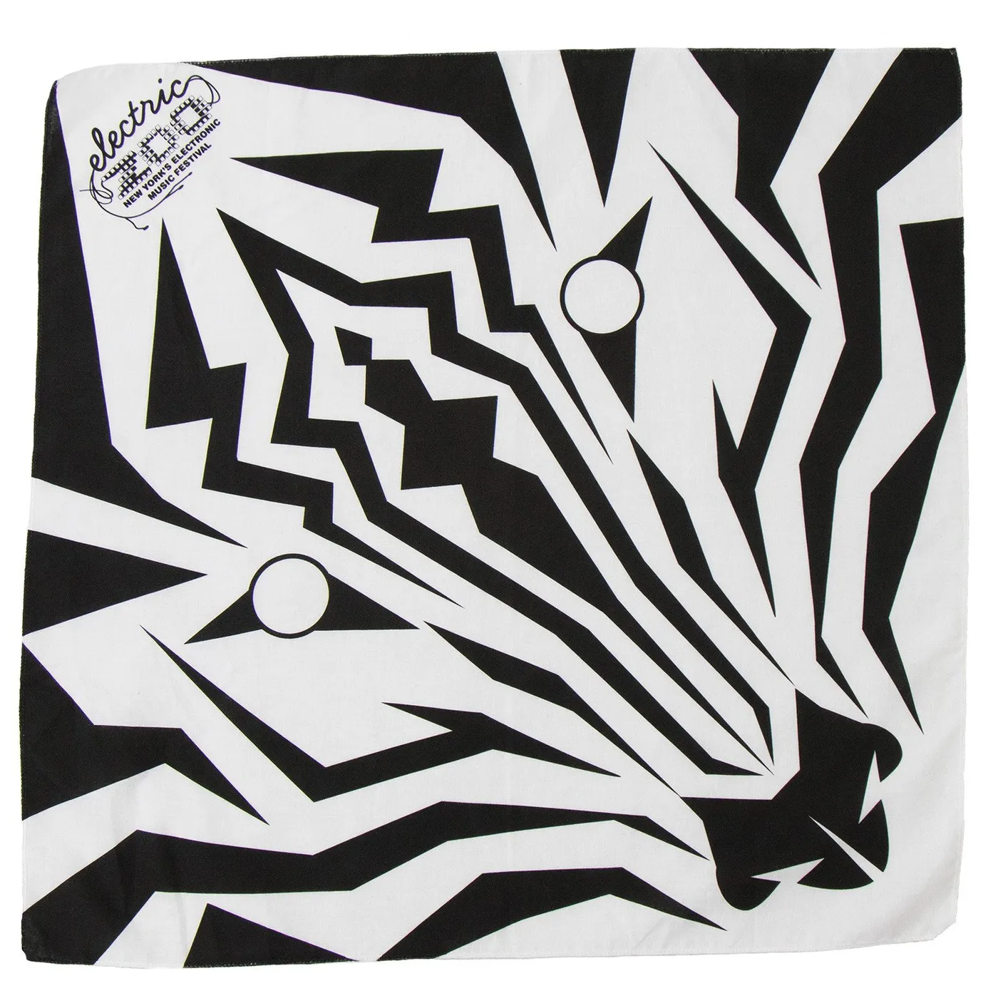 Electric Zoo Festival 2015 Zebra Bandana