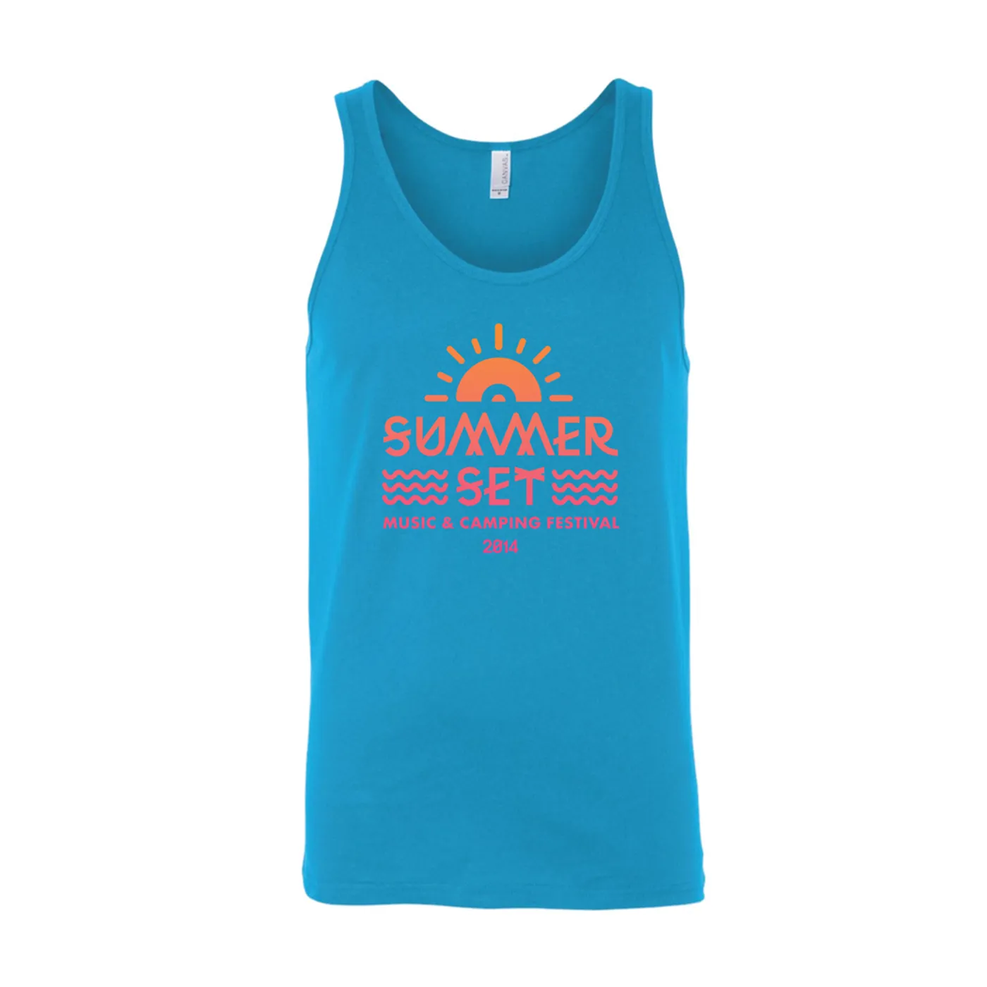 Summer Set Festival The Summer Set Event Tank (Neon Heather Blue)