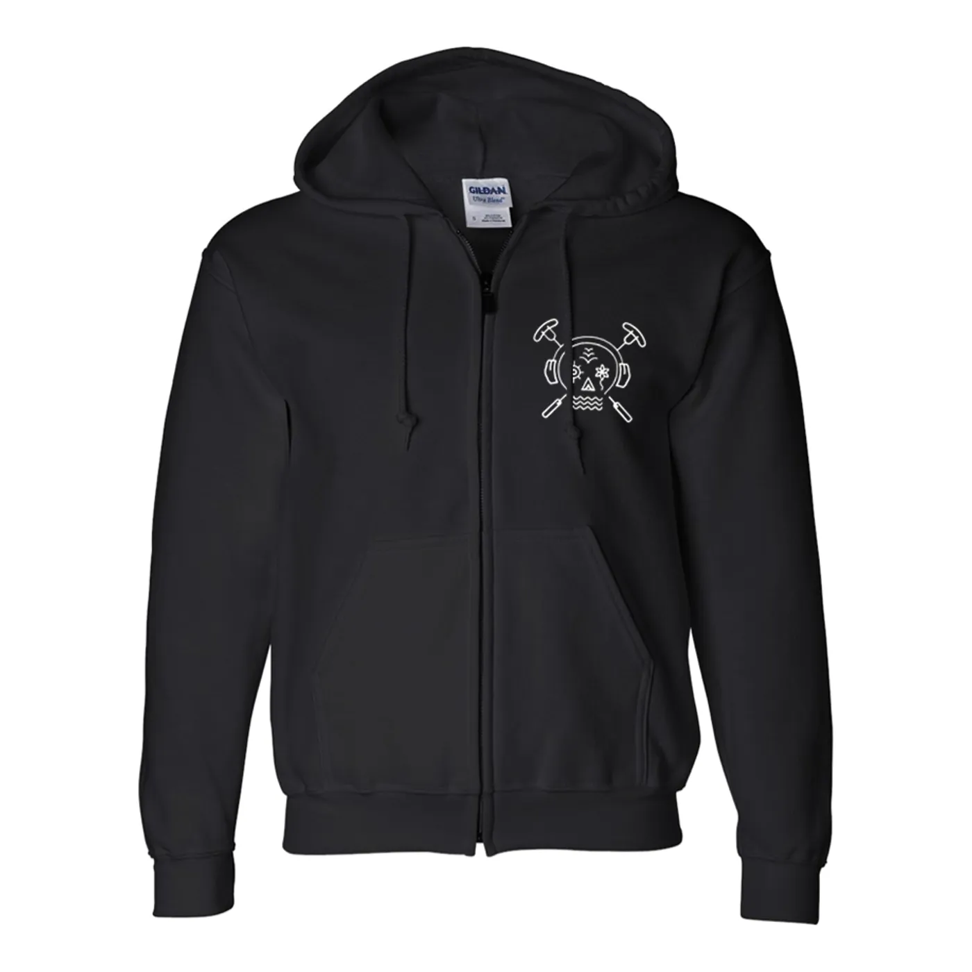 Summer Set Festival The Summer Set Zip Hoodie (Black)