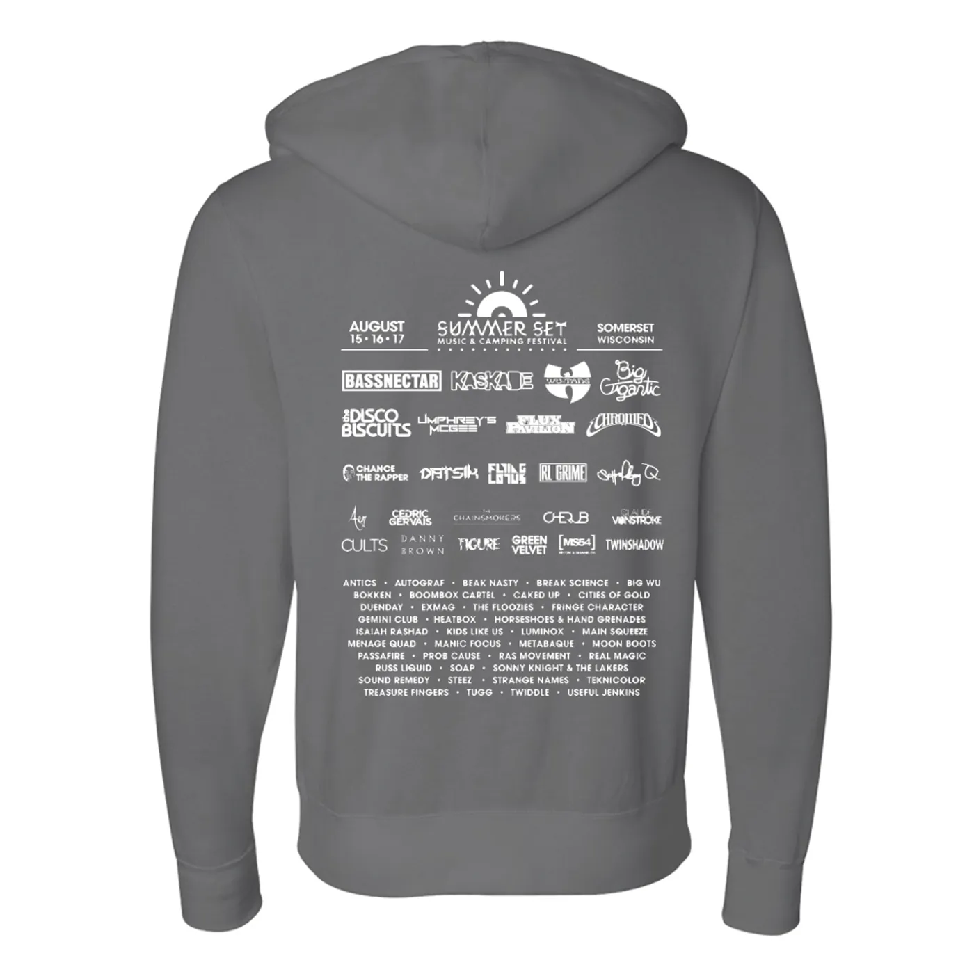 Summer Set Festival The Summer Set Event Hoodie (Charcoal)