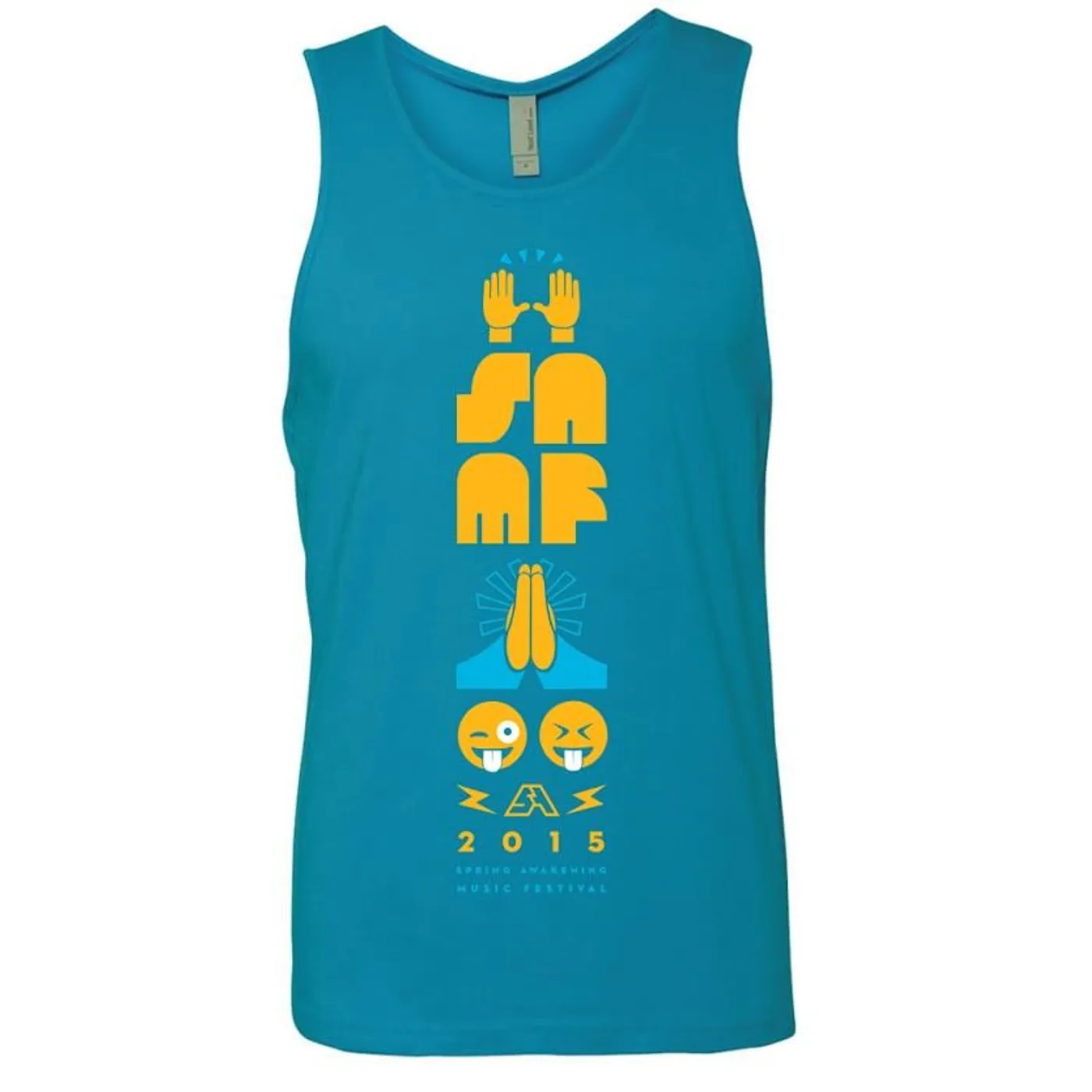 Spring Awakening Music Festival Emoji Tank (Turquoise)