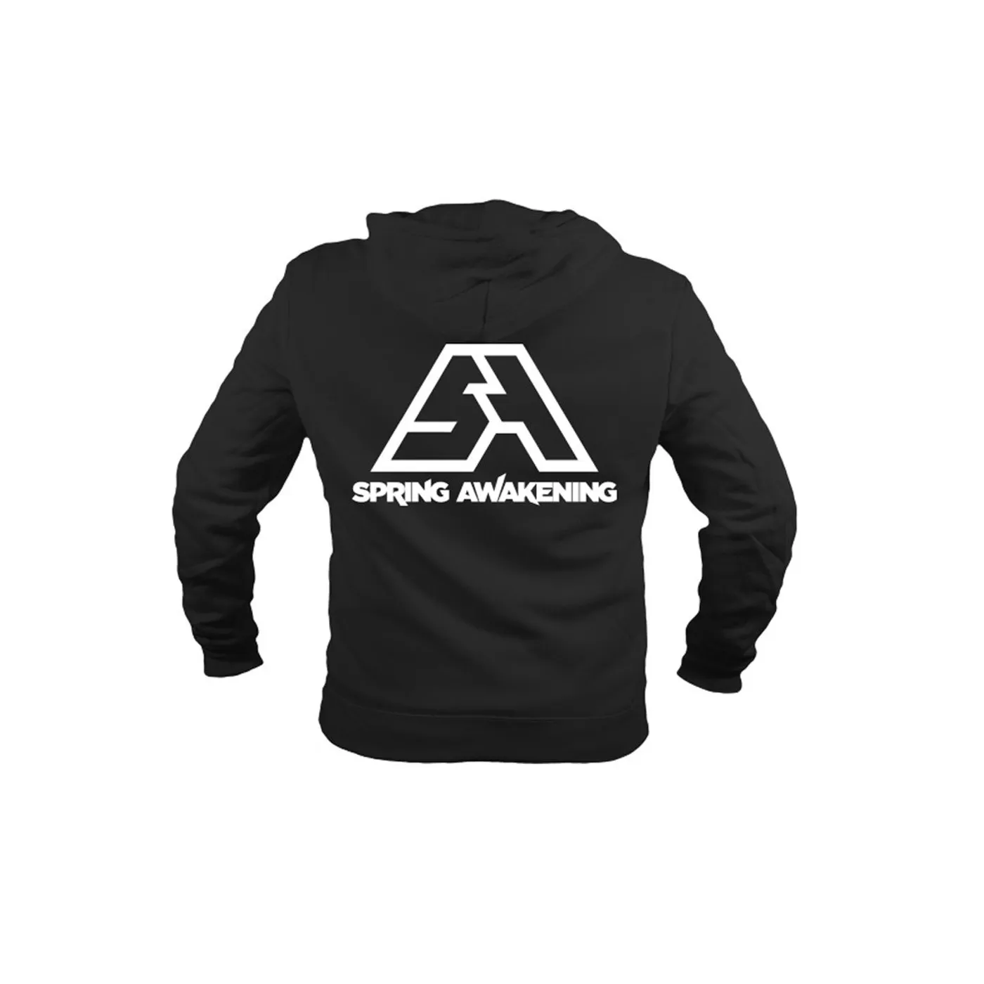 Spring Awakening Music Festival SA Black Event Zip-Up Hoodie