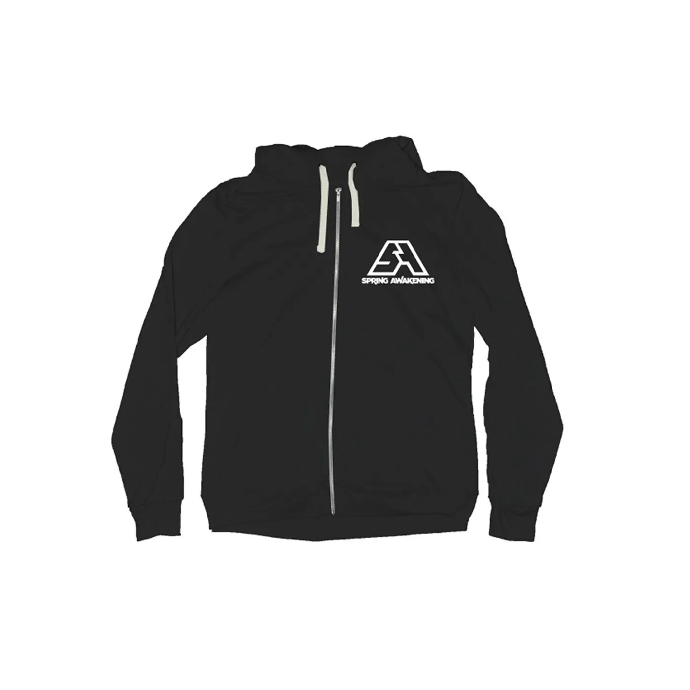Spring Awakening Music Festival SA Black Event Zip-Up Hoodie