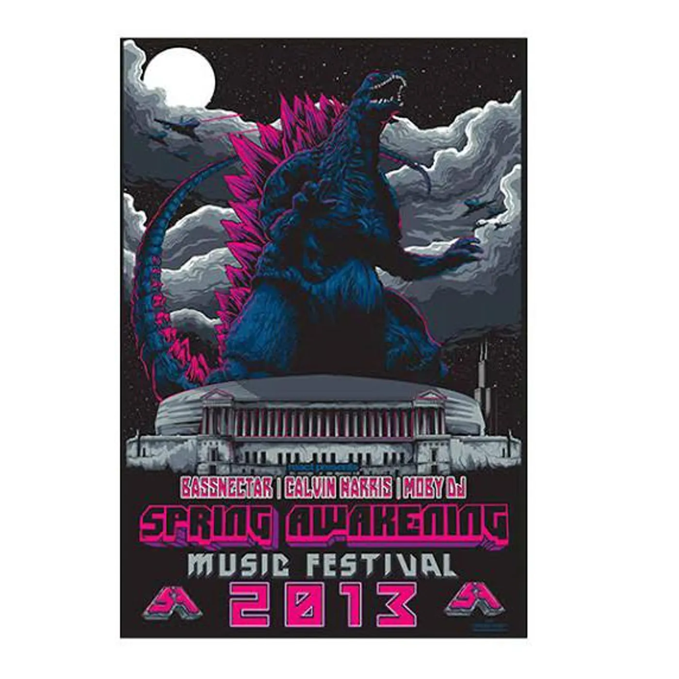 Spring Awakening Music Festival SA 2013 Collectors Edition Poster