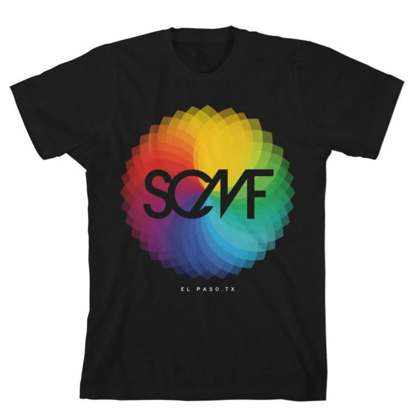 Sun City Music Festival SCMF Spinning Tee (Black)