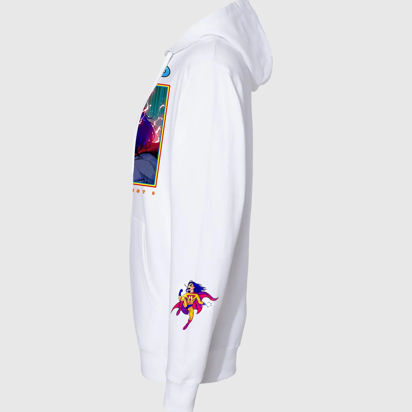 Steve Aoki - HiROQUEST 3 Tour Hoodie - White