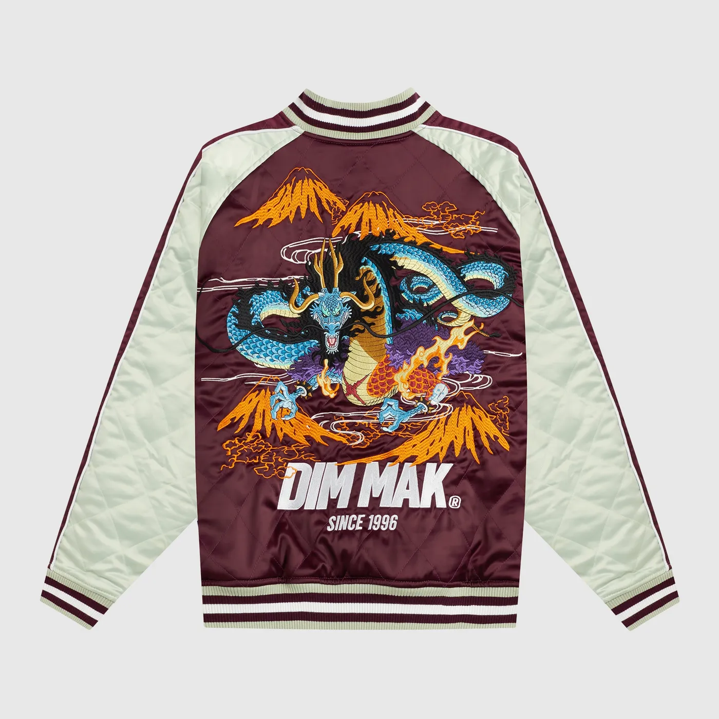 Dim Mak x One Piece - Kaido Reversible Souvenir Jacket - Maroon