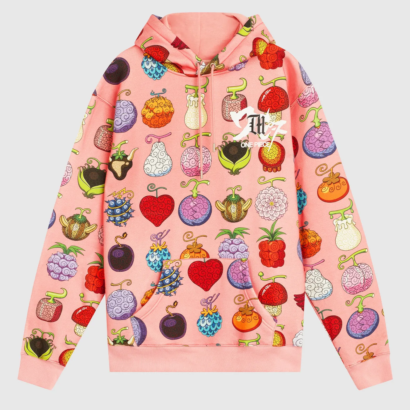 Dim Mak x One Piece - Devil Fruit Hoodie - Pink