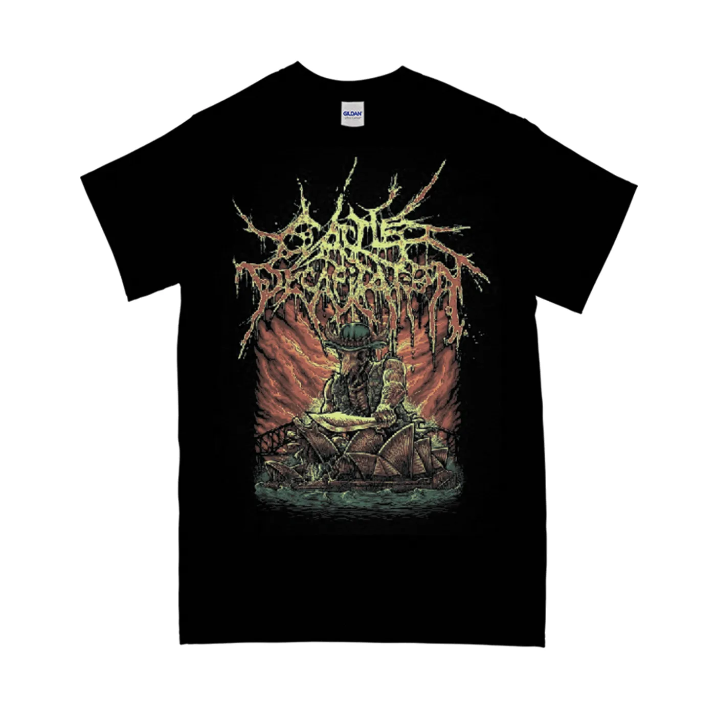 Cattle Decapitation "Australian Extinction Tour Tee" T-shirt