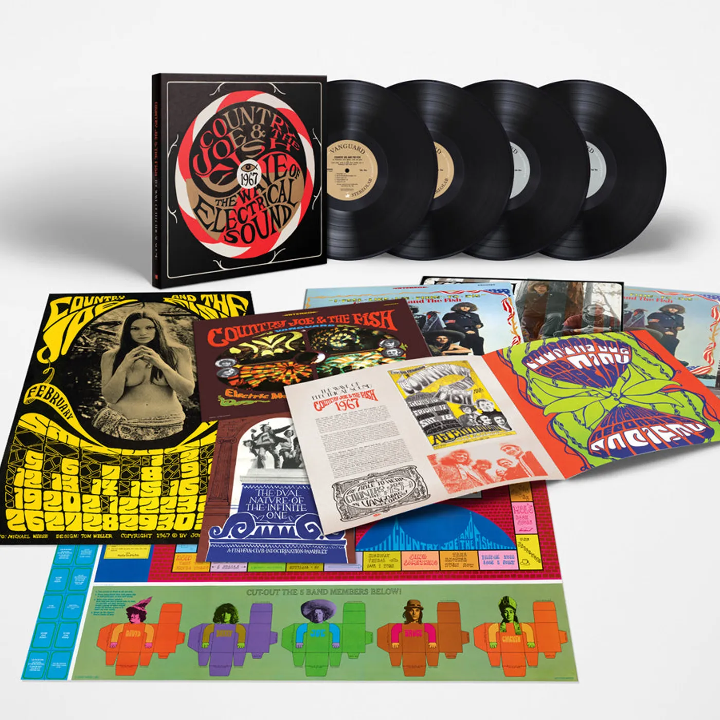 Country Joe & The Fish The Wave of Electric Sound: Deluxe Edition (180g 4-LP Box Set) (Vinyl)