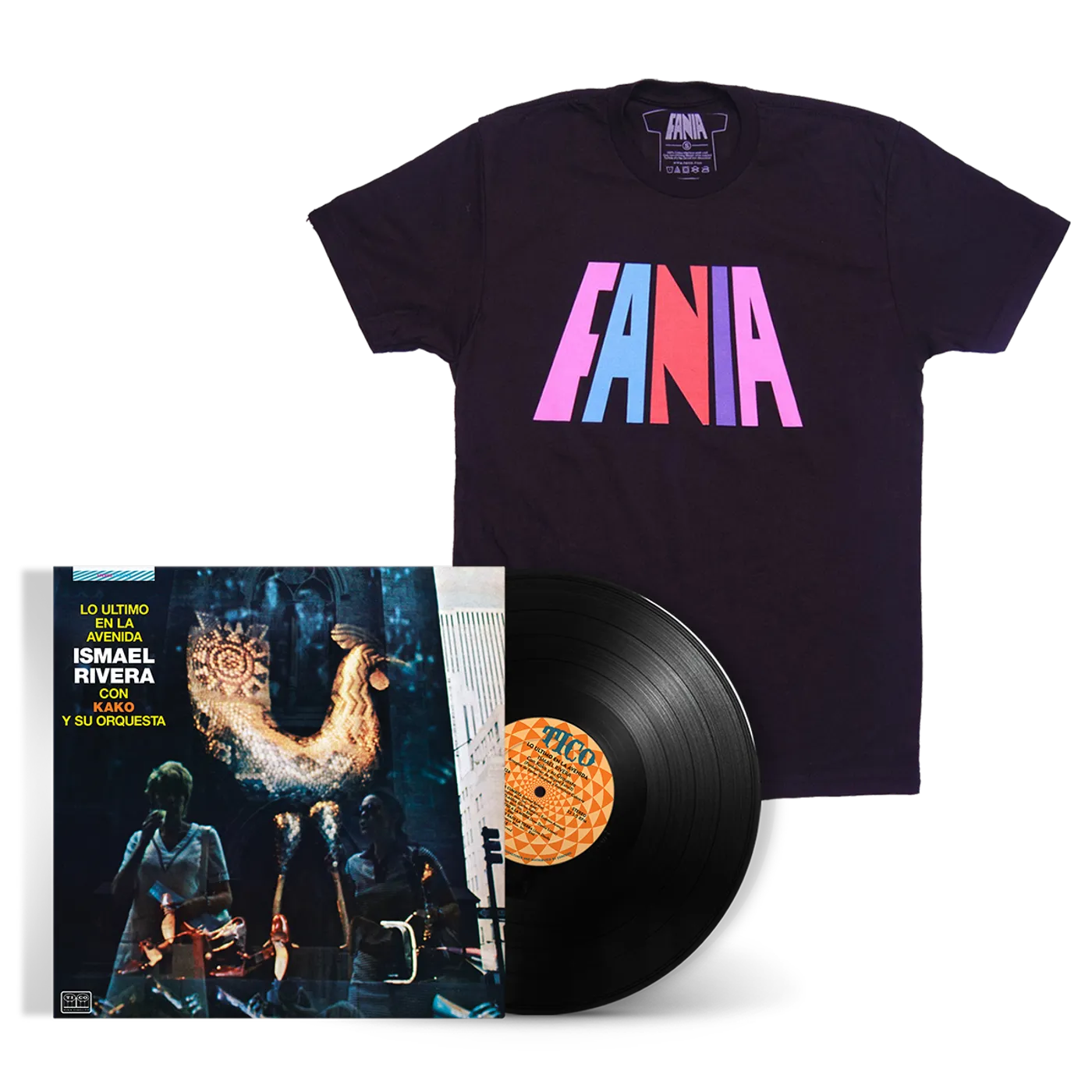 Ismael Rivera Lo Ultimo en la Avenida: Fania Bundle (180g LP + Fania T-Shirt)