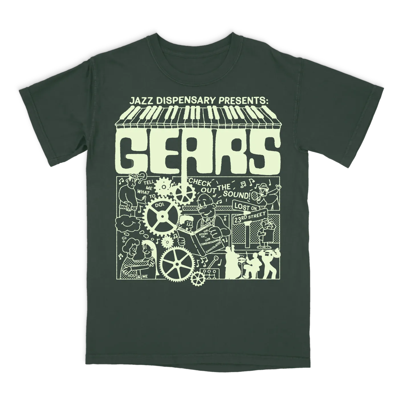 Johnny Hammond Gears Impressionistee T-Shirt