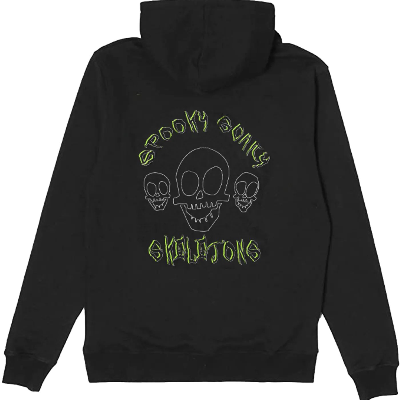 Andrew Gold Spooky, Scary Skeletons Official Hoodie (Alternate Design, Black)