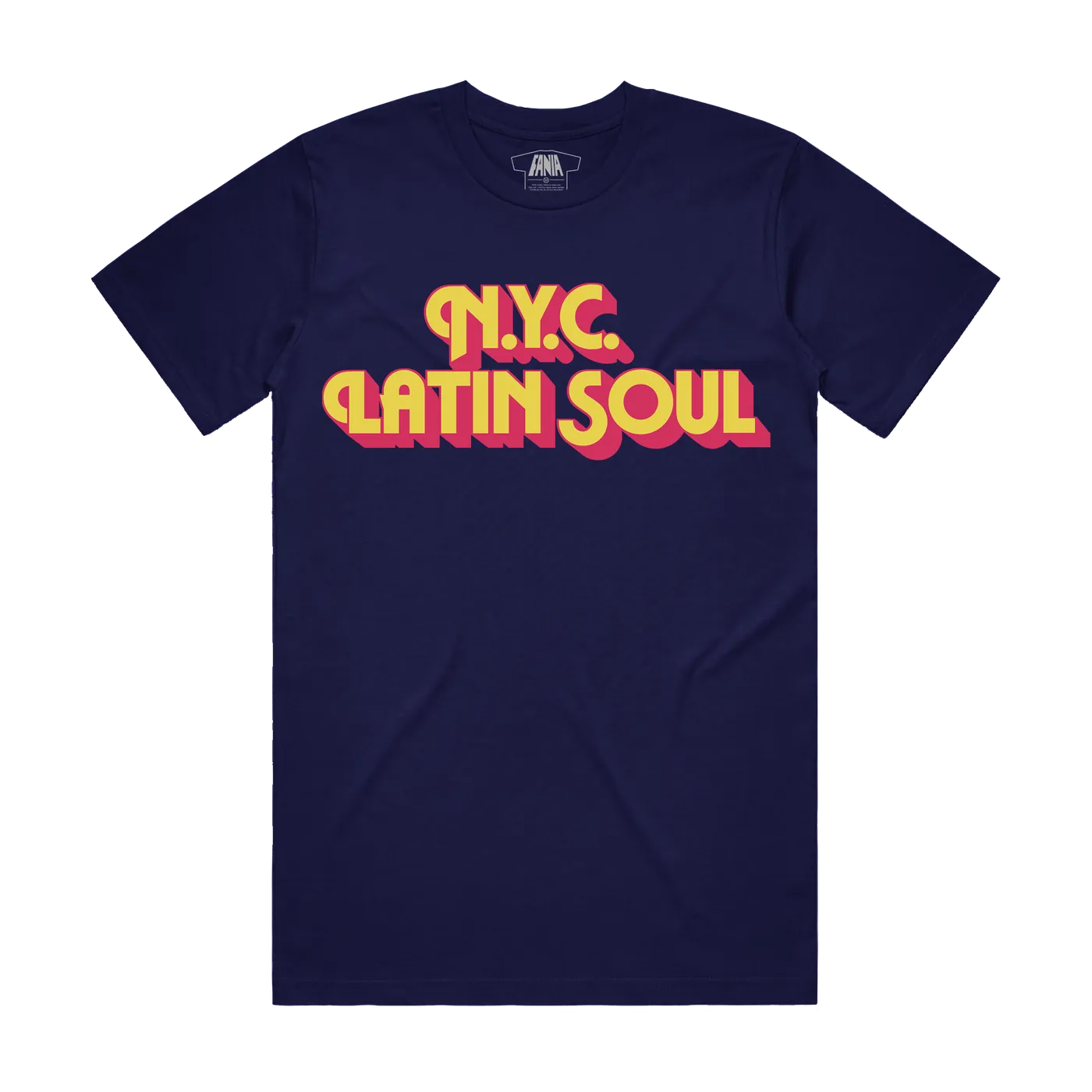 Fania NYC Latin Soul Midnight Navy T-Shirt