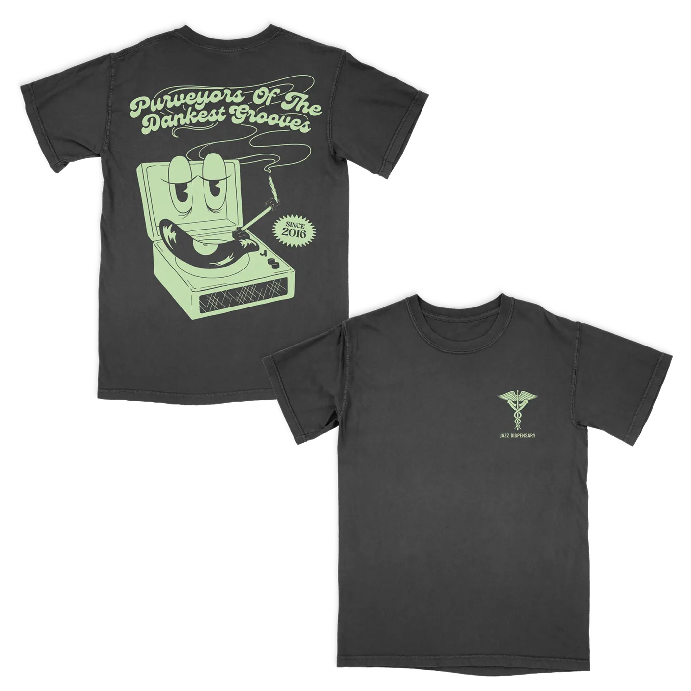 Jazz Dispensary "Dankest Grooves" T-Shirt (Pepper)