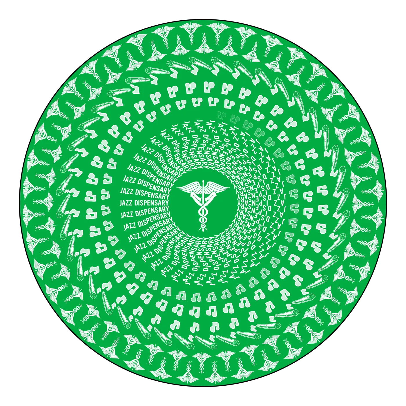 Jazz Dispensary Zoetropic Slipmat