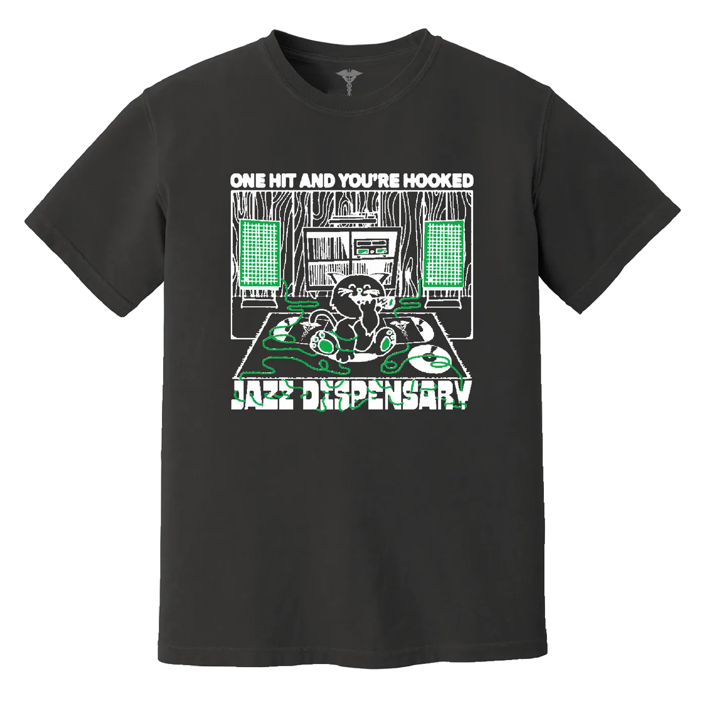 Jazz Dispensary Catnip T-Shirt (Graphite)