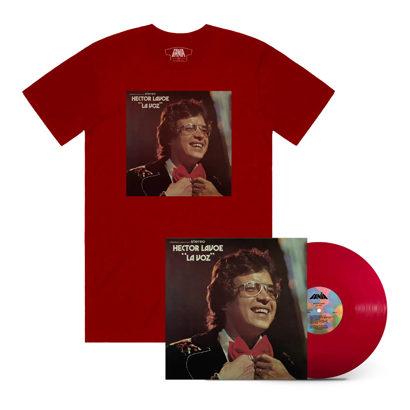 Hector Lavoe La Voz (180 Apple Red LP + La Voz T-Shirt)