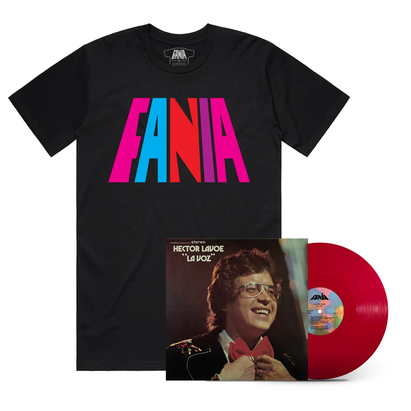 Hector Lavoe La Voz (180 Apple Red LP + Fania Logo T-Shirt)