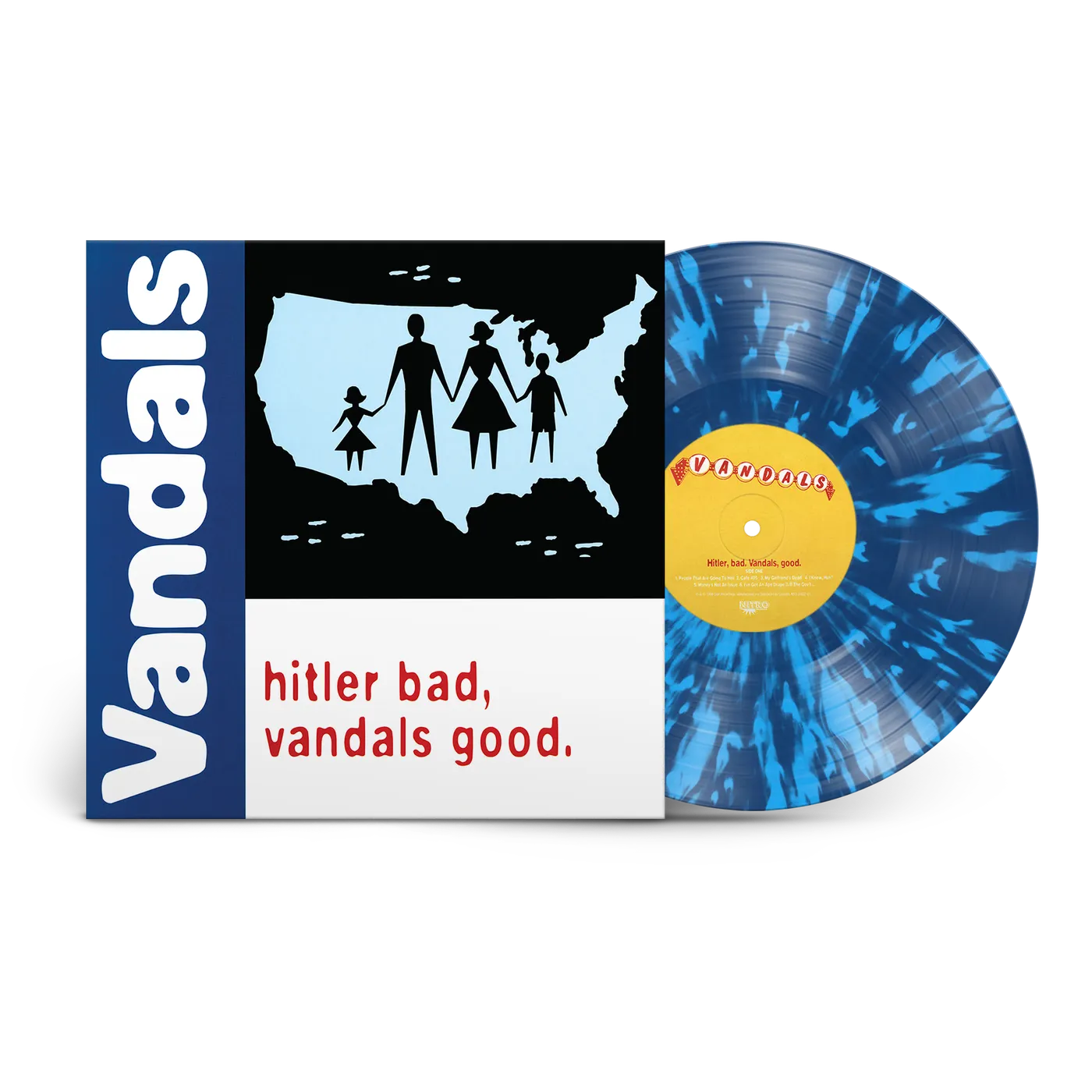 The Vandals Hitler Bad, Vandals Good: 25th Anniversary Edition (Blue/White Splatter LP) (Vinyl)