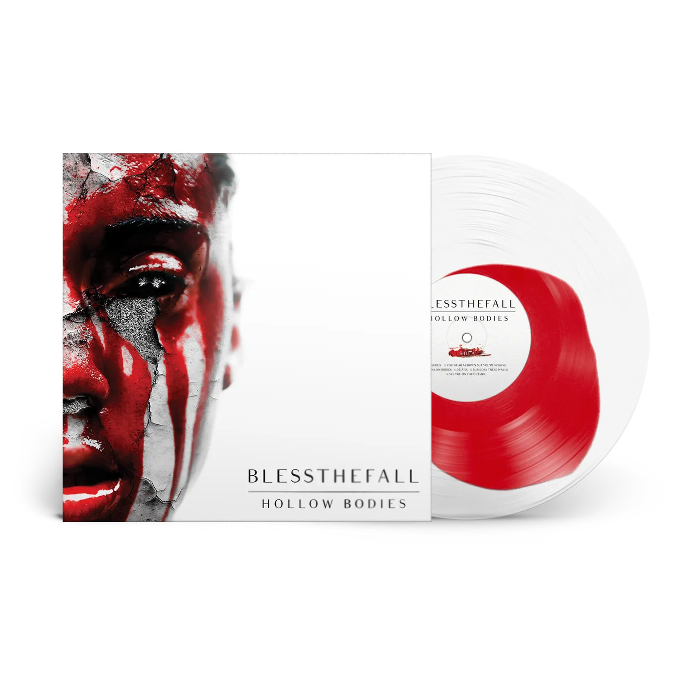 blessthefall Hollow Bodies 10th Anniversary Edition LP (Craft Recording Exclusive -Clear & Blood Red) (Vinyl)