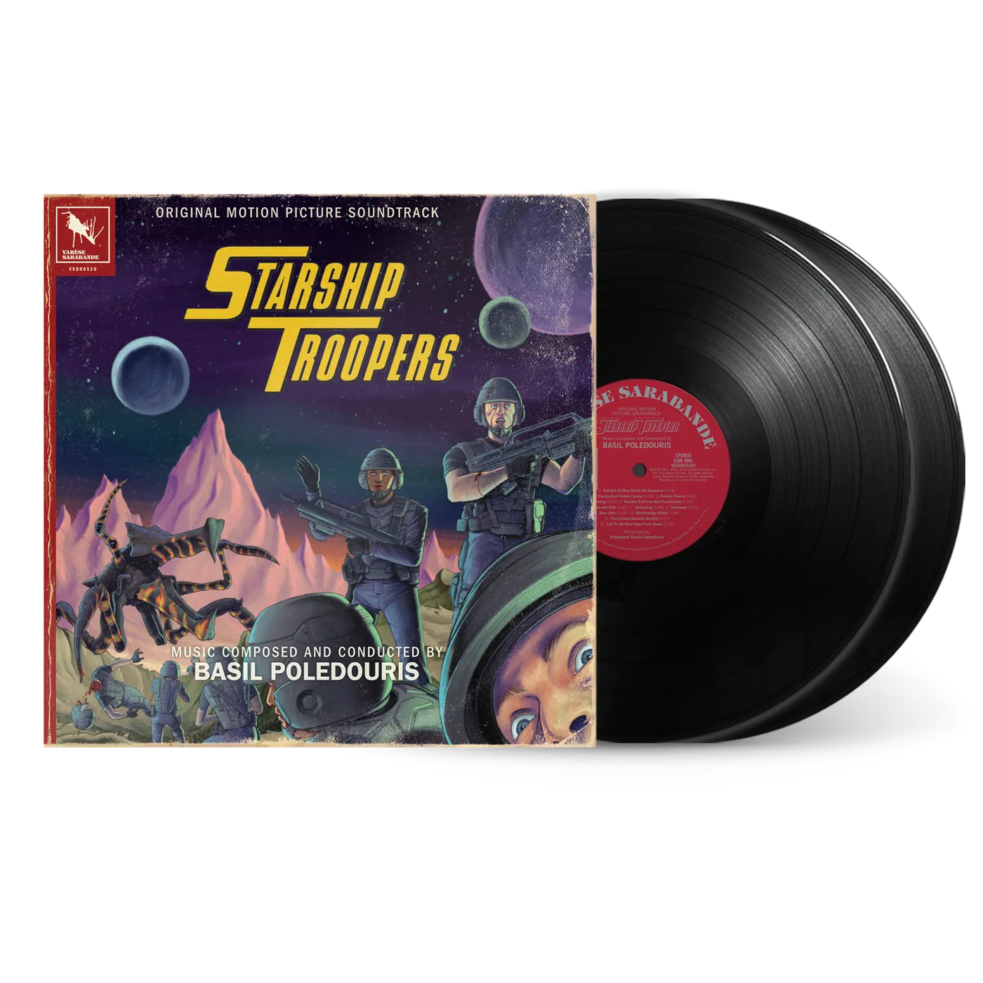 Basil Poledouris Starship Troopers Original Motion Picture Soundtrack Deluxe Edition (2LP - Black Vinyl)