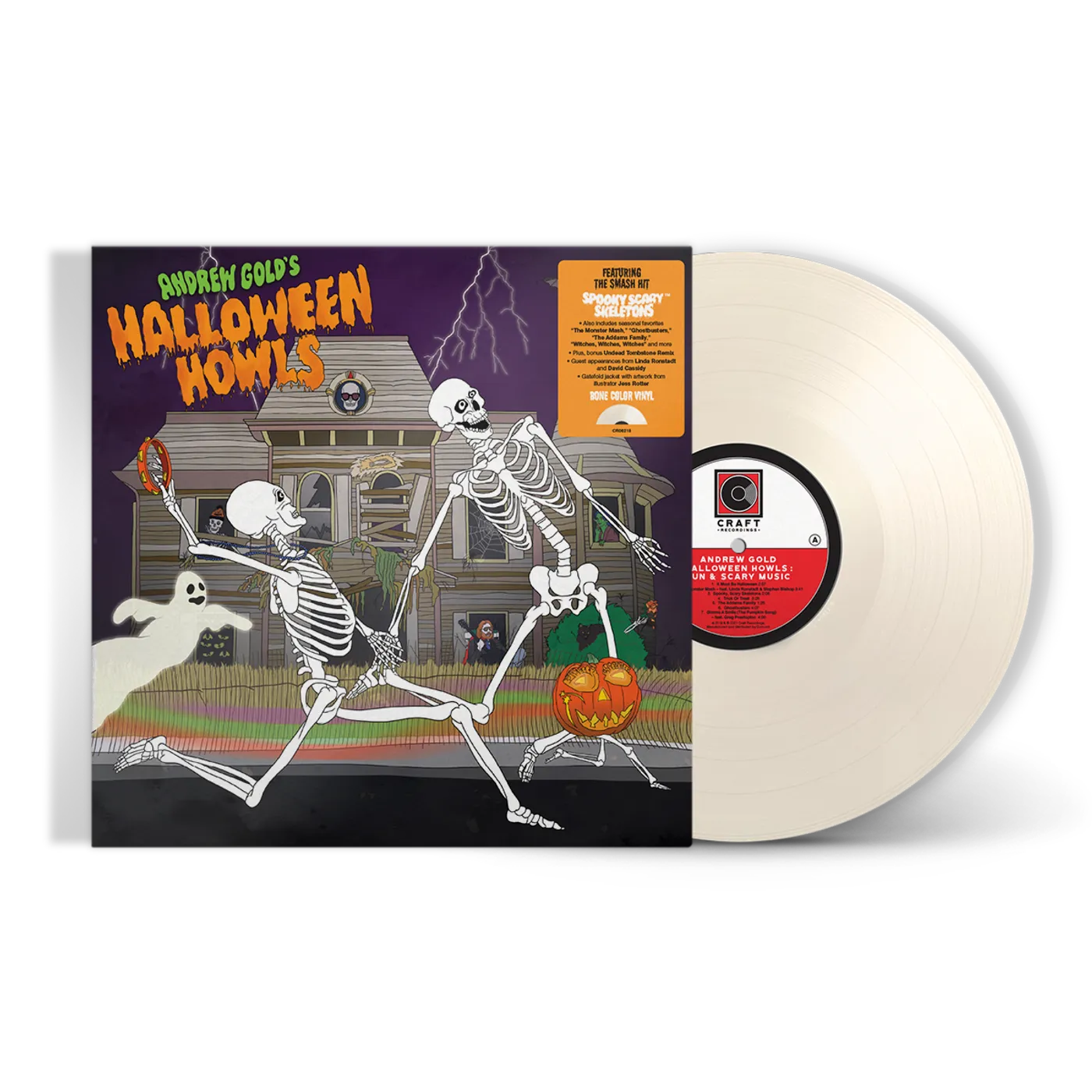 Andrew Gold Halloween Howls: Fun & Scary Music Deluxe LP (Vinyl)