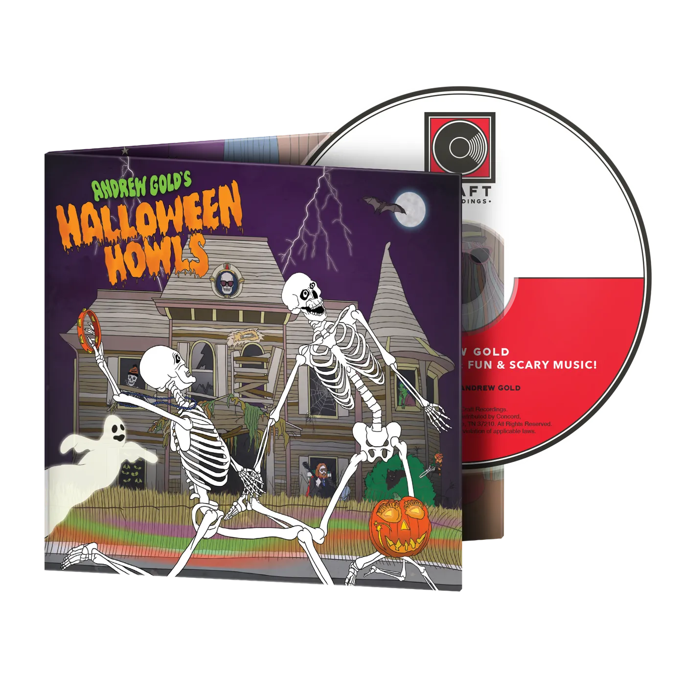 Andrew Gold Halloween Howls: Fun & Scary Music Deluxe CD