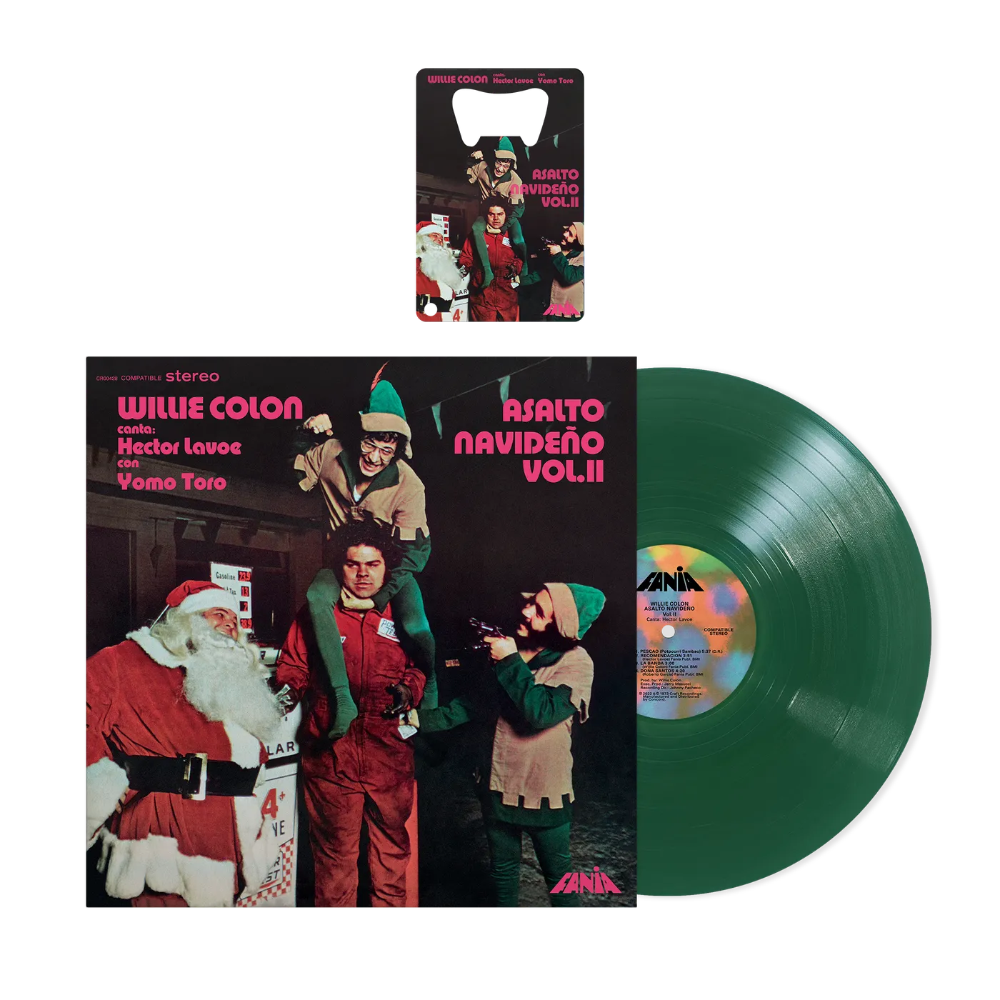 Willie Colón Asalto Navideño Vol. II (180g Evergreen LP + Bottle Opener)