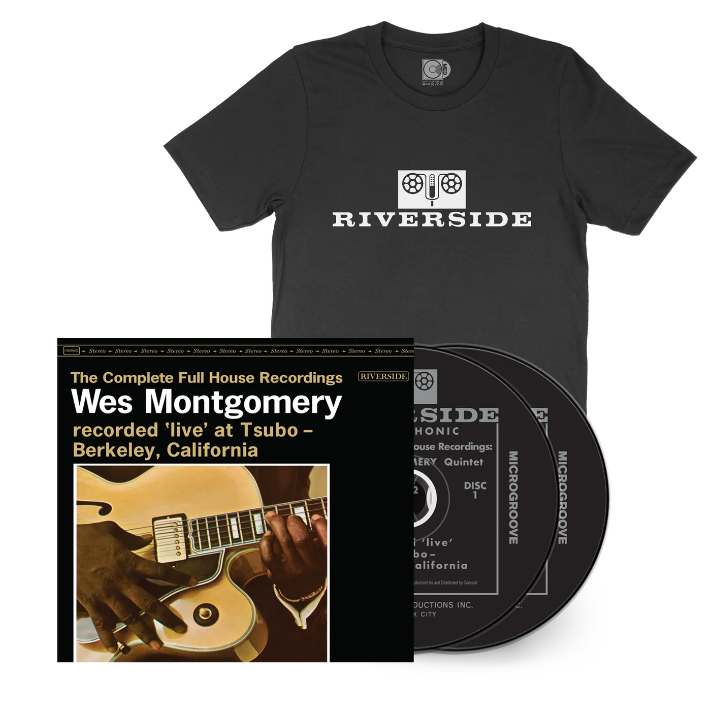 Wes Montgomery The Complete Full House Recordings (2-CD) + T-Shirt Bundle