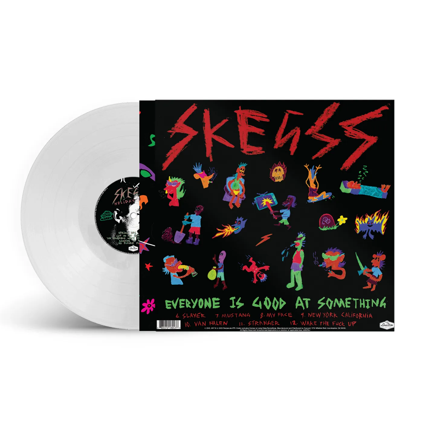 Skegss Holiday Food + Everyone Is Good At Something White Vinyl