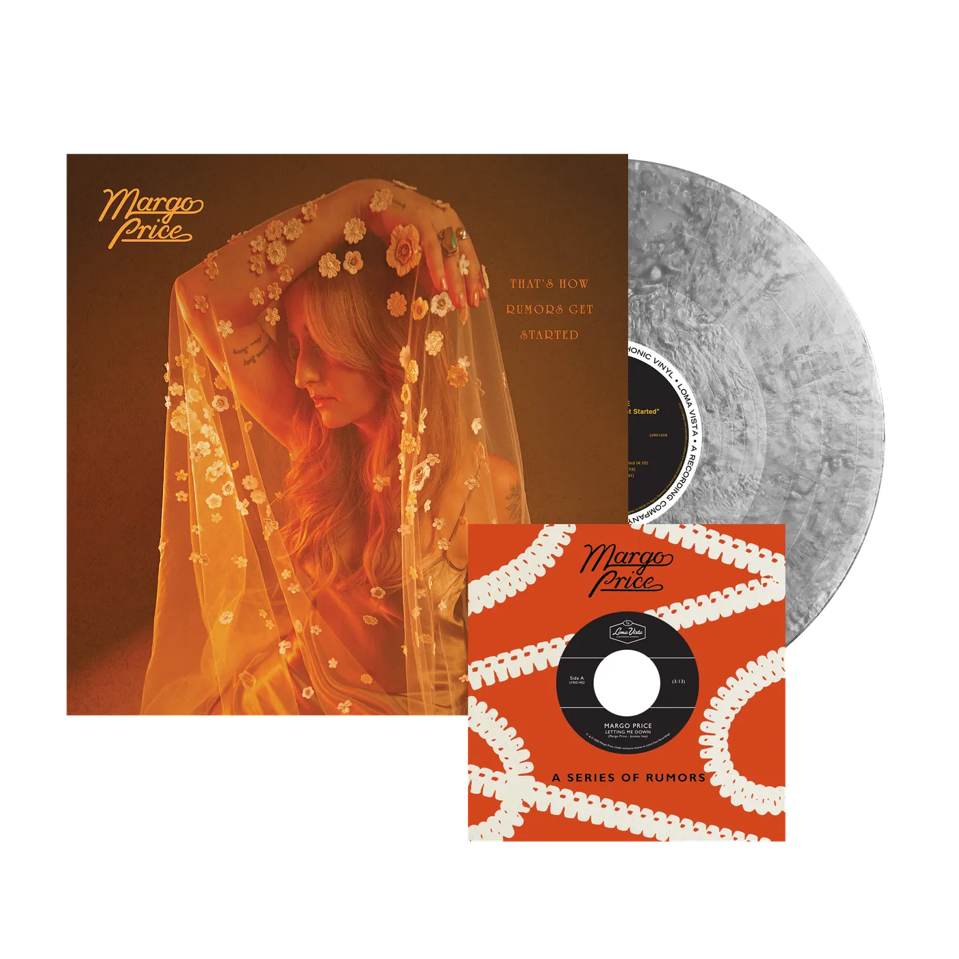 Margo Price That's How Rumors Get Started (Deluxe 180G Silver LP + Bonus 7" + Digital Album) (Vinyl)