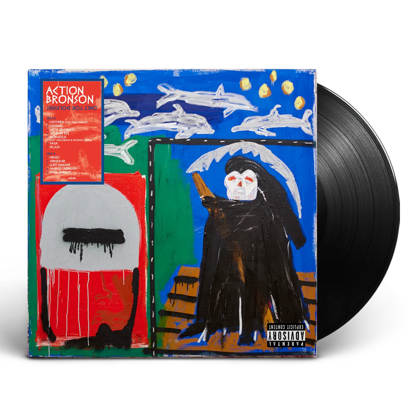 Action Bronson Only for Dolphins Black LP (Vinyl)