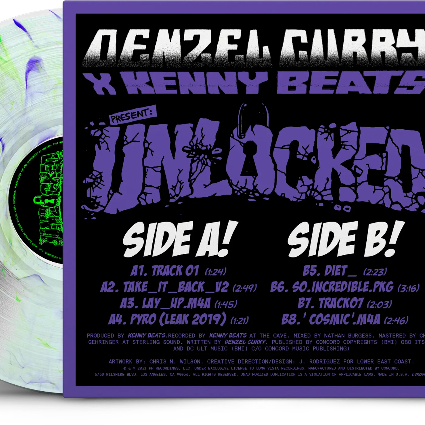 Denzel Curry & Kenny Beats - UNLOCKED 3LP Definitive Edition (Vinyl)