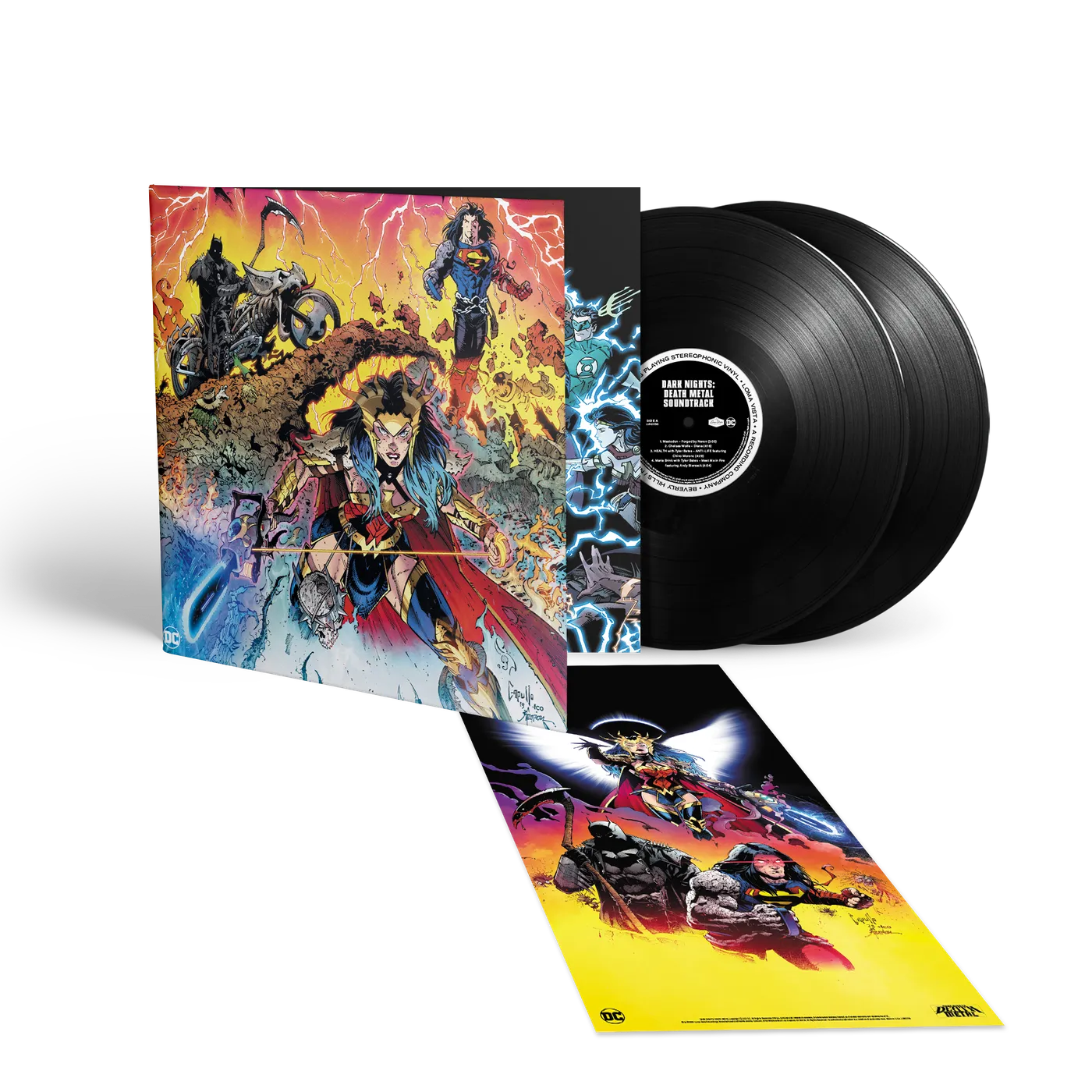 Tyler Bates Dark Nights: Death Metal Soundtrack Standard Black Vinyl