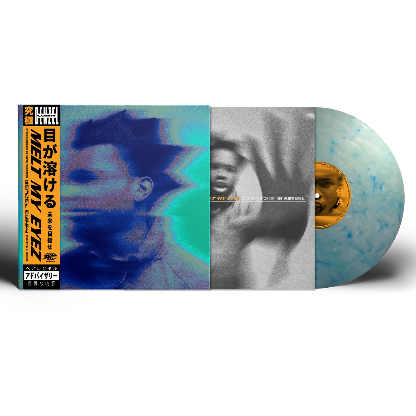 Denzel Curry Melt My Eyez See Your Future Limited Edition White / Blue Swirl Colored "Tour Color" LP (Vinyl)