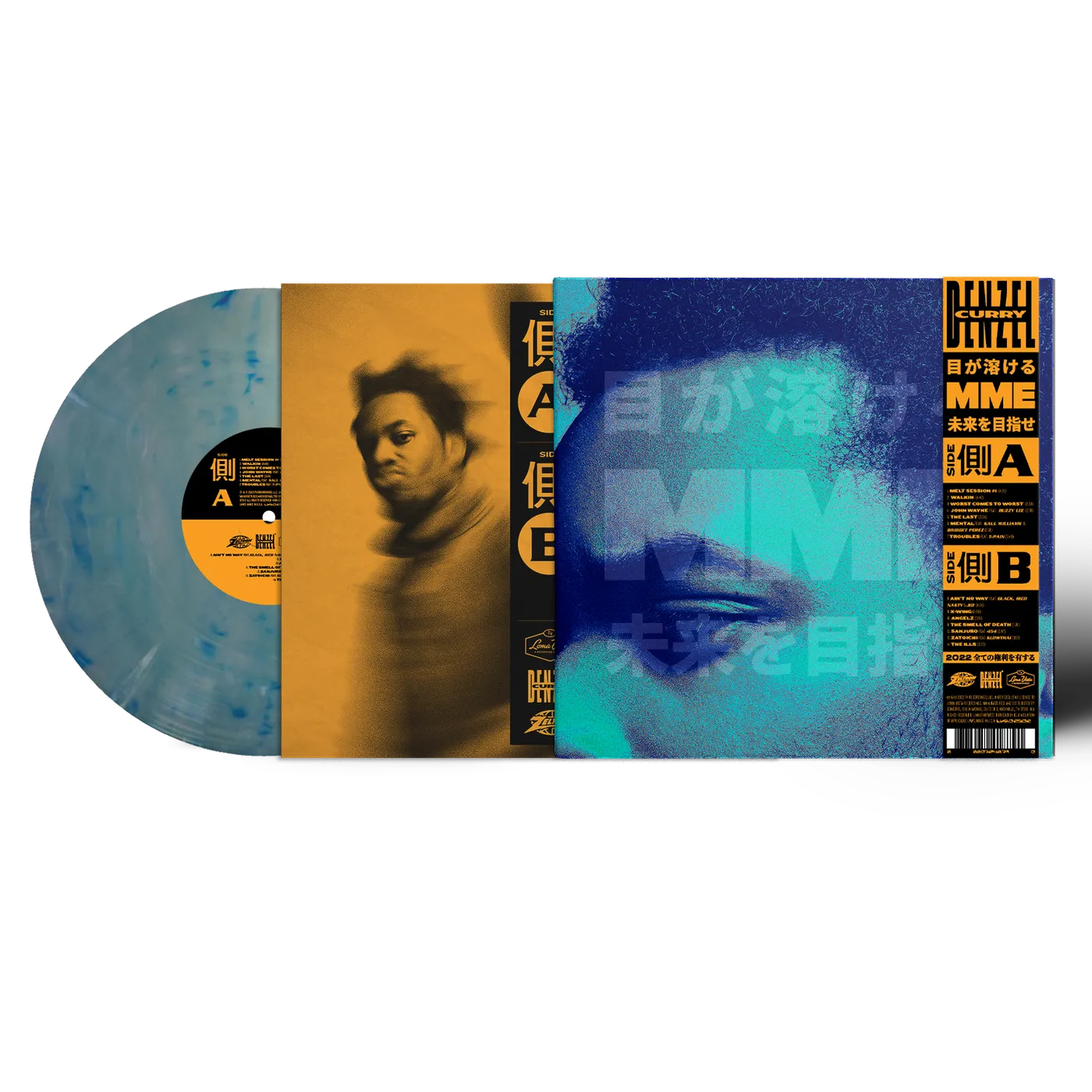 Denzel Curry Melt My Eyez See Your Future Limited Edition White / Blue Swirl Colored "Tour Color" LP (Vinyl)