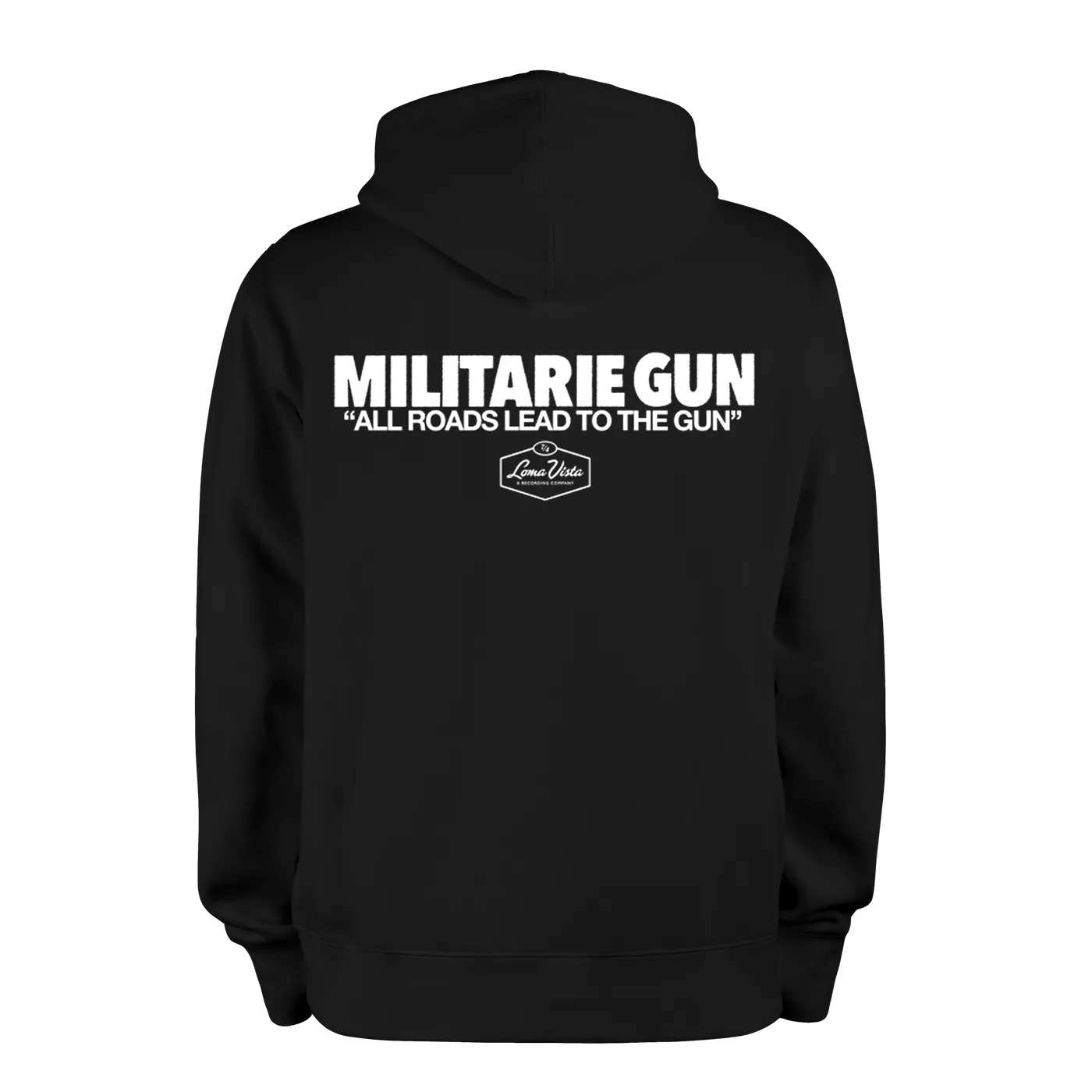 Militarie Gun All Roads Lead To The Gun Black Hoodie