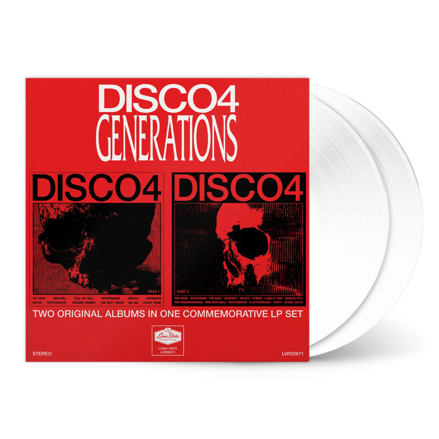 HEALTH DISCO4 :: PART II Generations Edition 2XLP Limited Edition White Vinyl