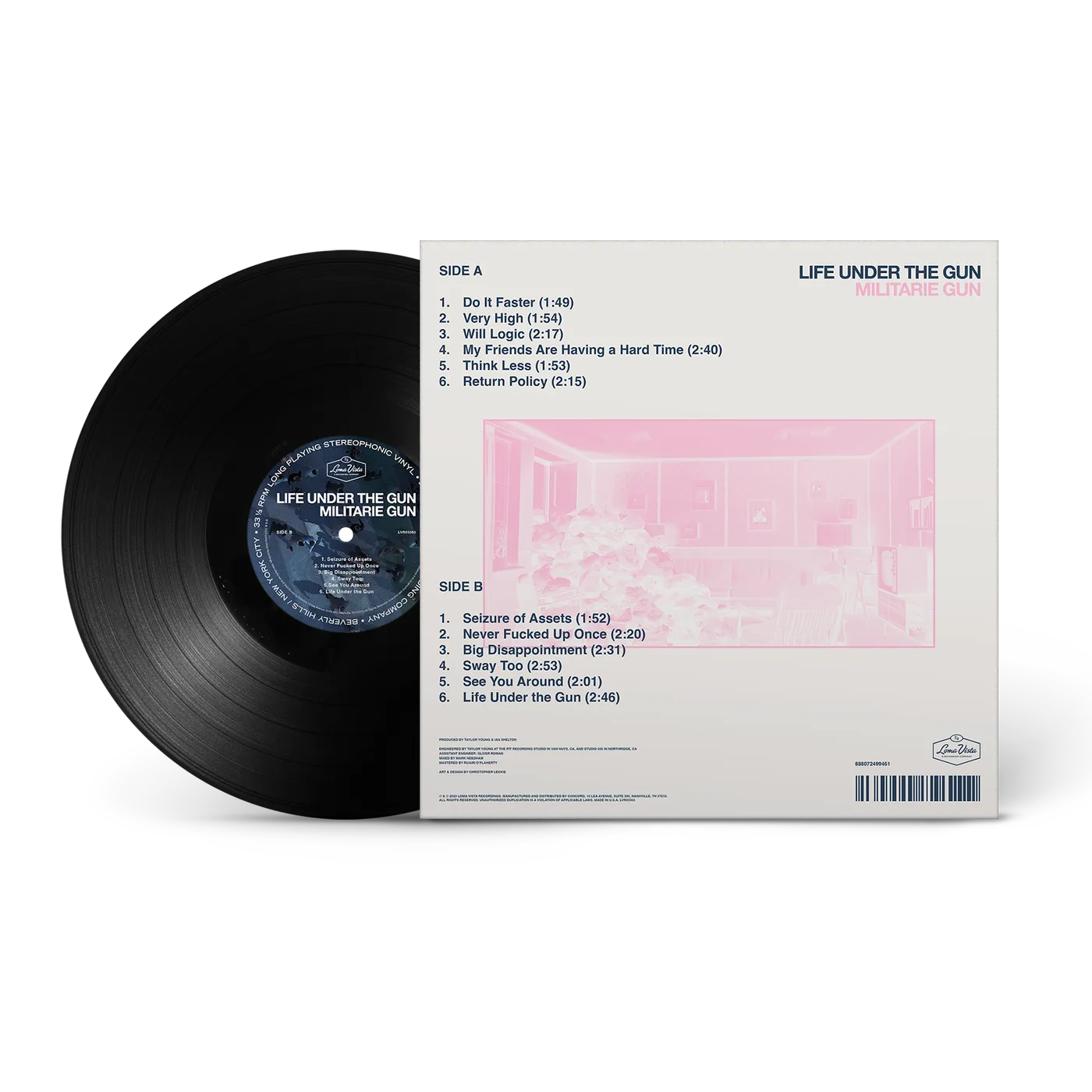 Militarie Gun Life Under the Gun Black Vinyl