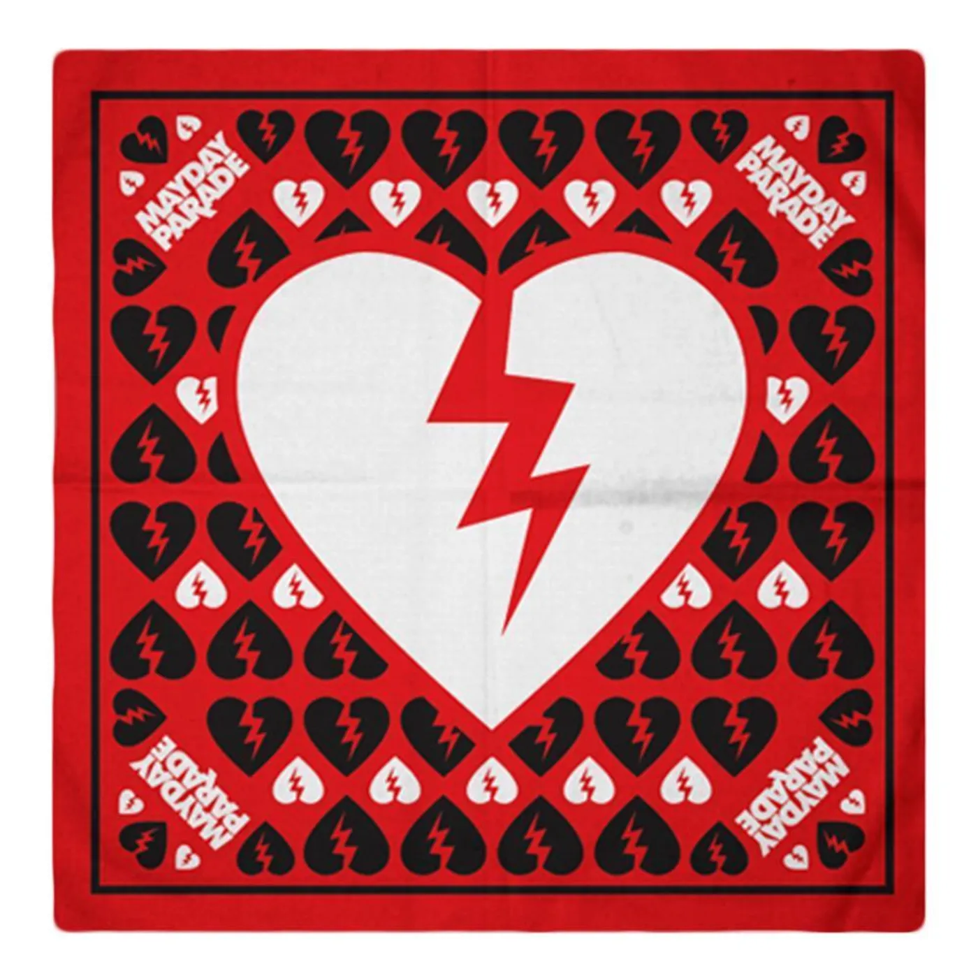 Mayday Parade Broken Heart Red Bandana