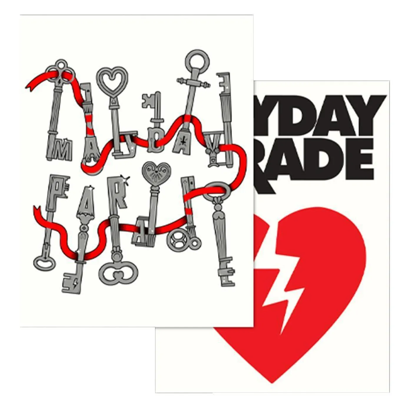 Mayday Parade Temporary Tattoo Set (2)