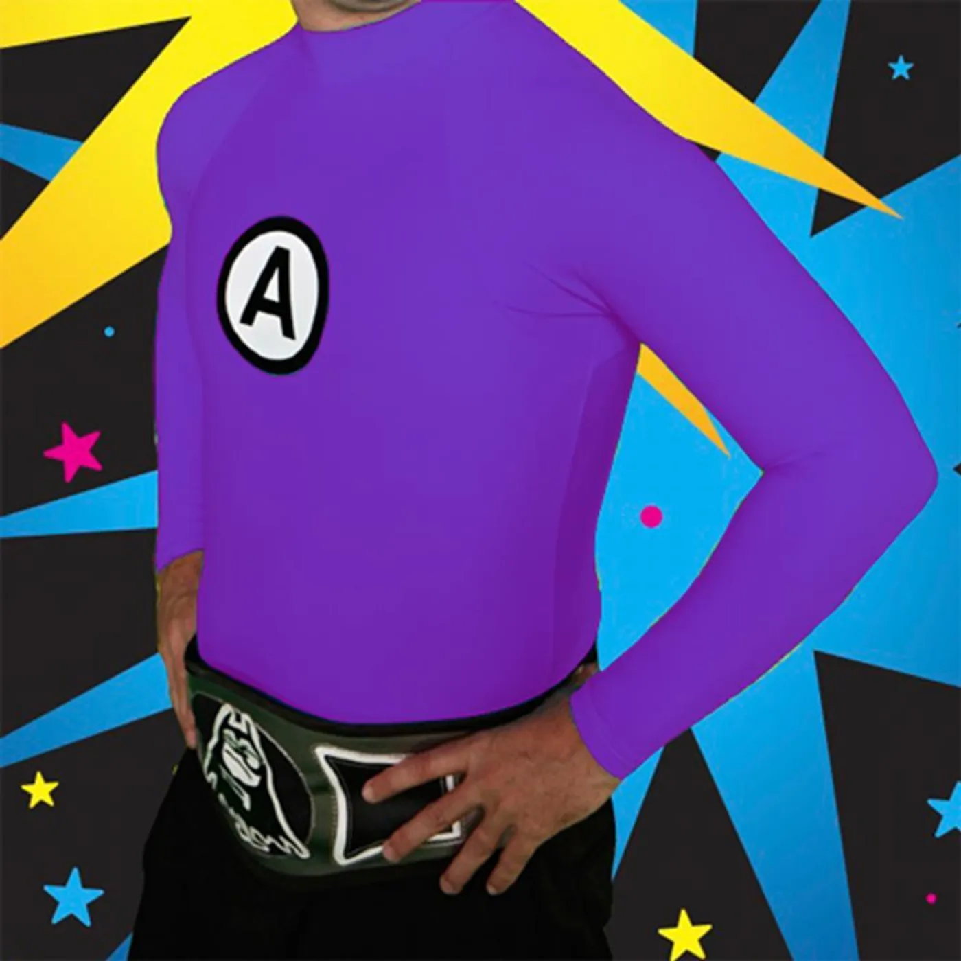 The Aquabats! Logo Purple Rashguard Longsleeve
