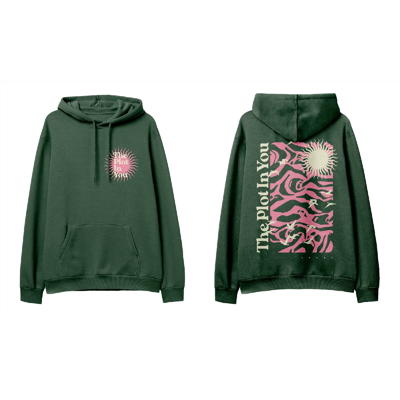 The Plot In You "Birds" Green Hoodie